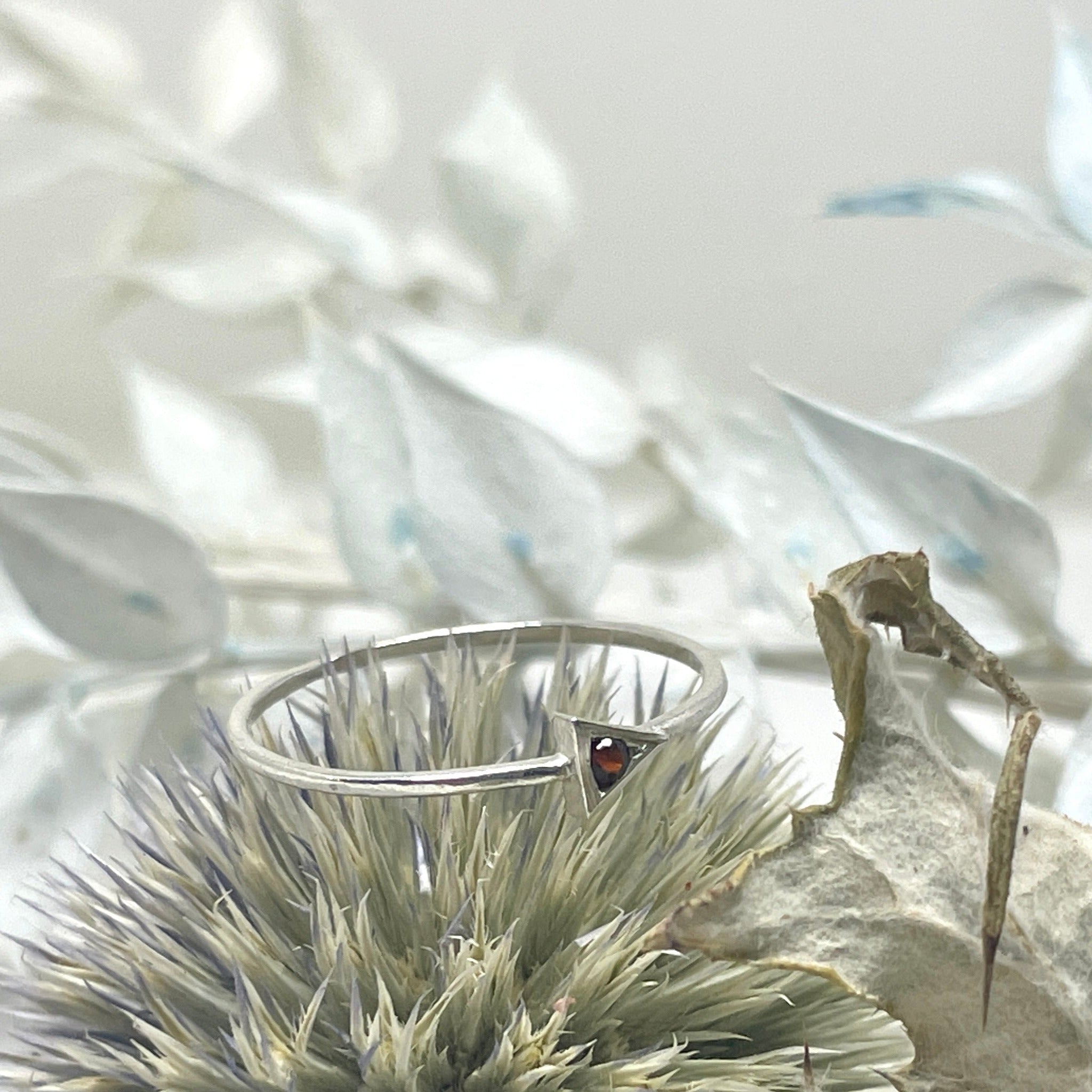 Triangle Strength Stacking Ring - sterling silver | Talisman Collection ring Amanda K Lockrow