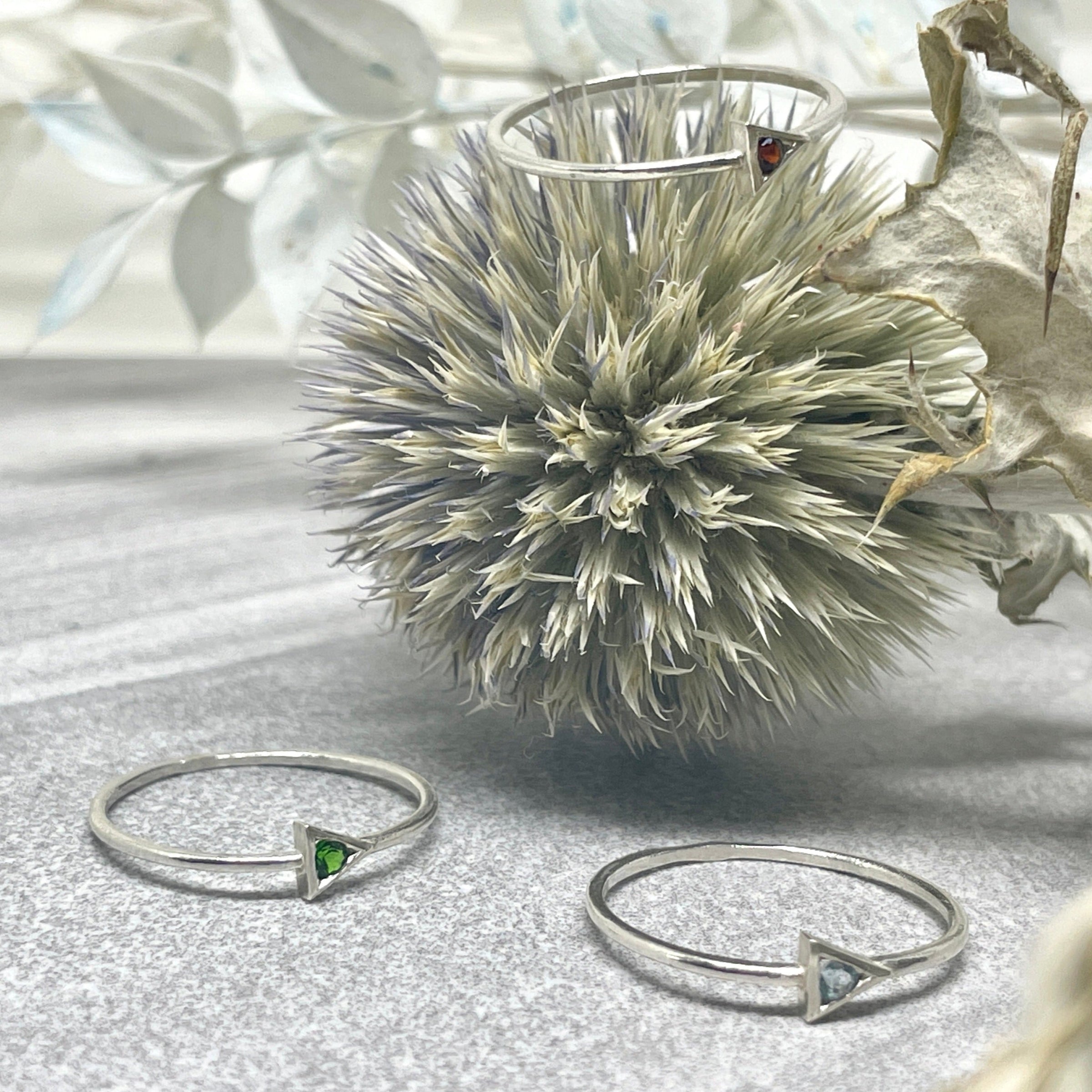 Triangle Strength Stacking Ring - sterling silver | Talisman Collection ring Amanda K Lockrow