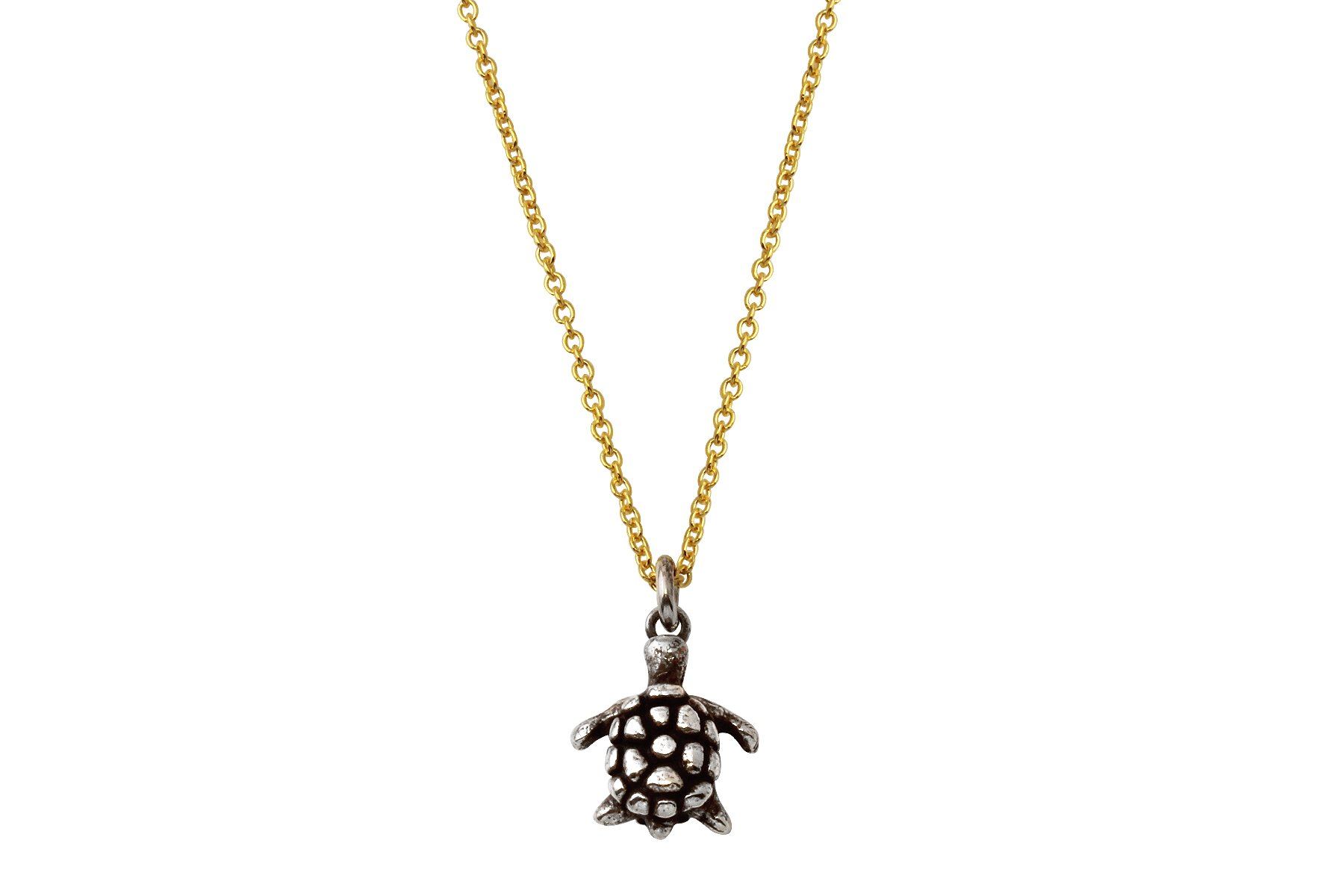 Naia sterling silver sea turtle necklace necklace Amanda K Lockrow