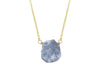 Dendritic opal slice 14k yellow gold filled necklace necklace Amanda K Lockrow 