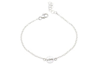 Say Something Love sterling silver charm bracelet bracelet Amanda K Lockrow