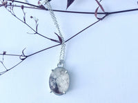 Aislinn garden quartz sterling silver necklace - Aislinn collection necklace Amanda K Lockrow