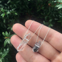 Tara necklace - Tibetan Quartz floating crystal necklace - larger size necklace Amanda K Lockrow
