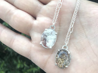 Aislinn garden quartz sterling silver necklace - Aislinn collection necklace Amanda K Lockrow