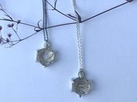 Aislinn sterling silver golden rutilated quartz necklace necklace Amanda K Lockrow