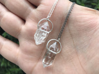 Tara necklace - Tibetan Quartz larger crystal necklace necklace Amanda K Lockrow