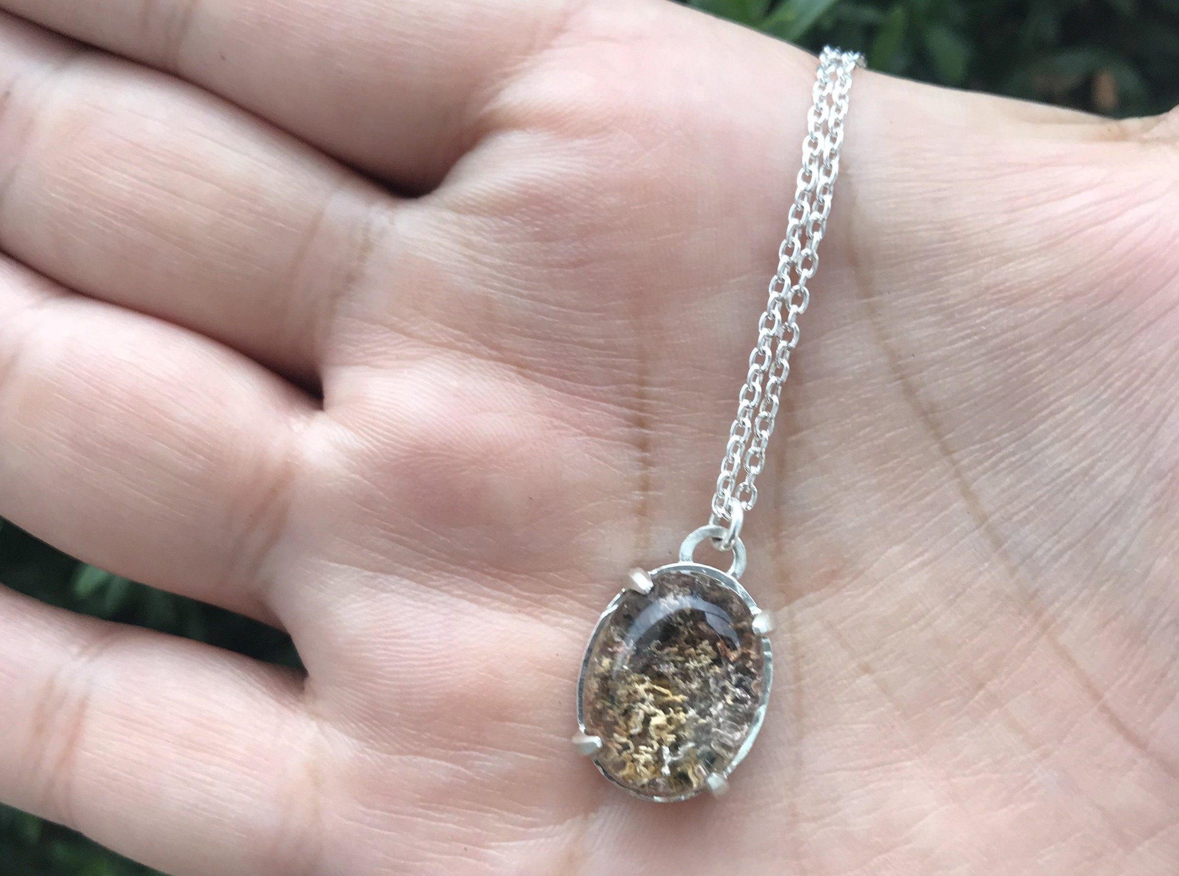 Aislinn garden quartz sterling silver necklace - Aislinn collection necklace Amanda K Lockrow