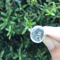 Custom Aislinn enhydro quartz sterling silver ring ring Amanda K Lockrow