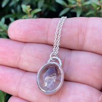 Kano Enhydro Quartz - sterling silver | Aislinn Collection necklace Amanda K Lockrow