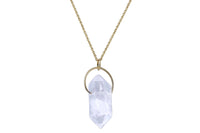 Tara necklace - Tibetan Quartz larger crystal necklace necklace Amanda K Lockrow