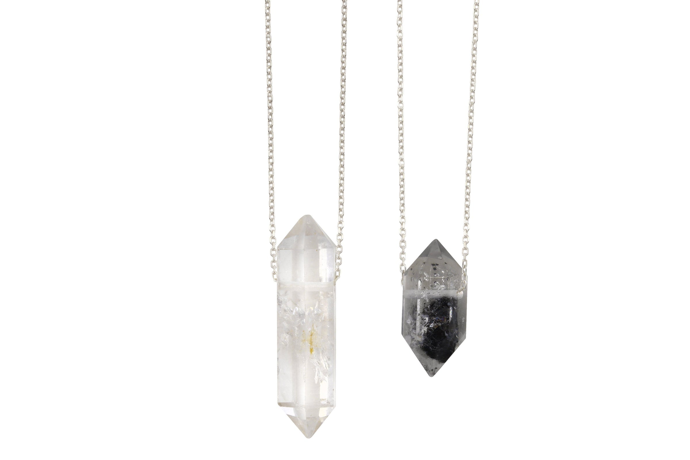 Tara necklace - Tibetan Quartz floating crystal necklace - larger size necklace Amanda K Lockrow