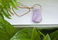 Amazonite crystal necklace - choose metal and length necklace Amanda K Lockrow