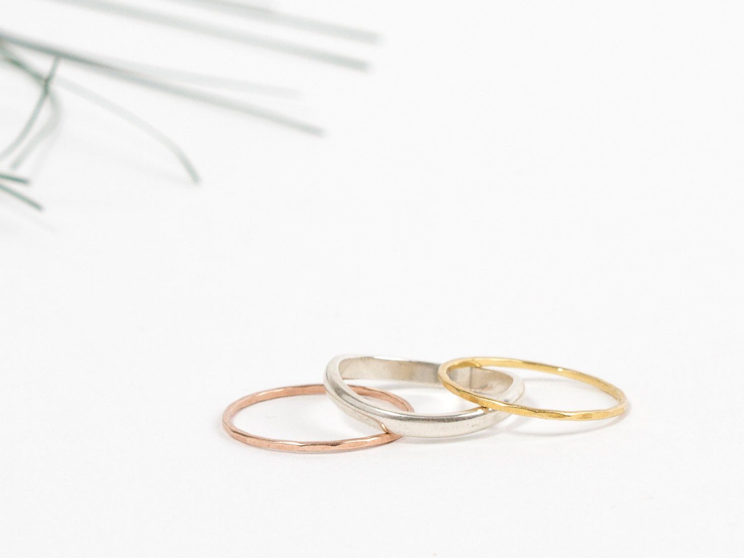 Waves silver band ring Amanda K Lockrow