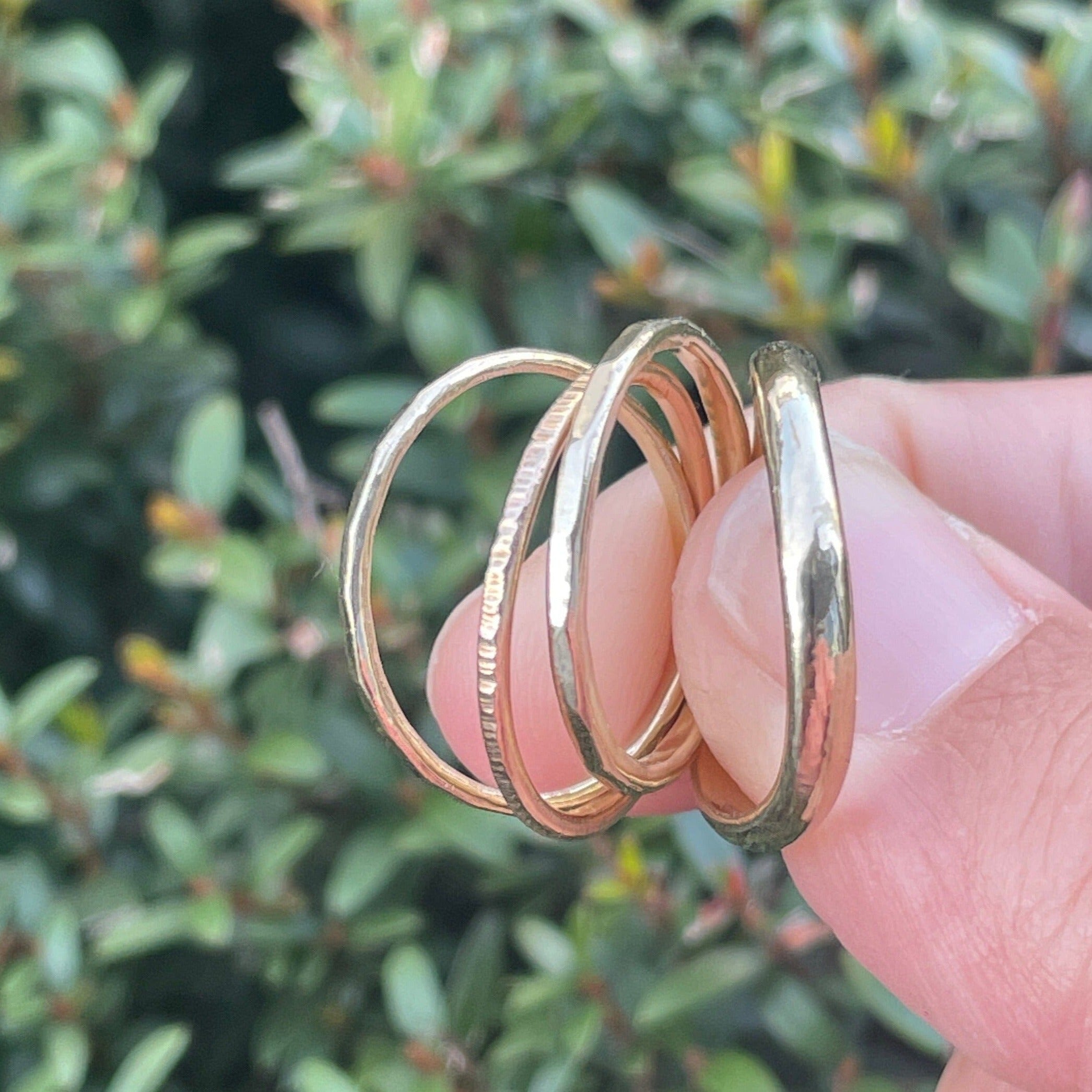 Birch Band - 14k gold | Sticks & Stones Collection ring Amanda K Lockrow