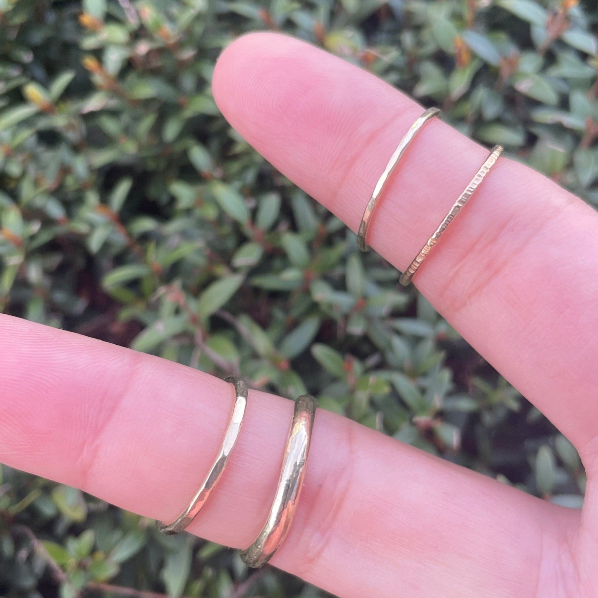 Birch Band - 14k gold | Sticks & Stones Collection ring Amanda K Lockrow