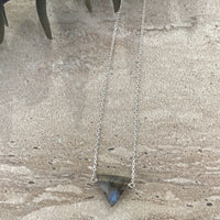 Labradorite little triangle sterling silver necklace - Little Rock collection necklace Amanda K Lockrow