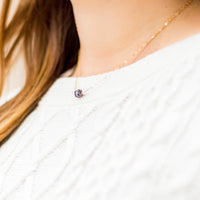 Turquoise Nugget Necklace - sterling silver or gold filled | Little Rock Collection necklace Amanda K Lockrow