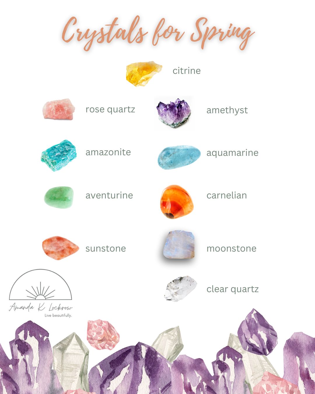Crystals for Spring