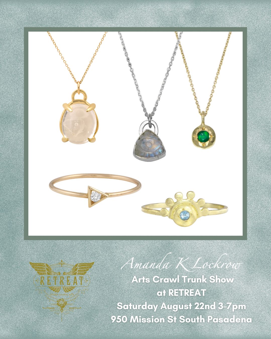 Trunk Show at Retreat in South Pasadena