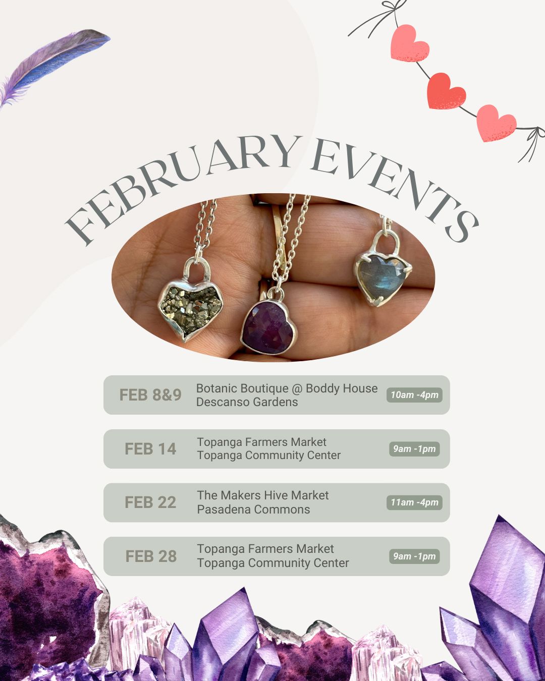 February Event List