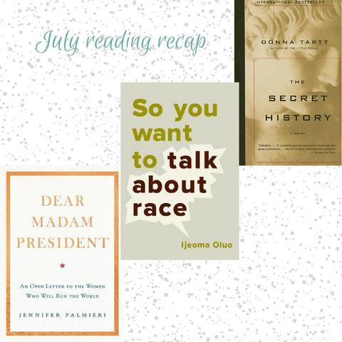 My monthly reading recap for July