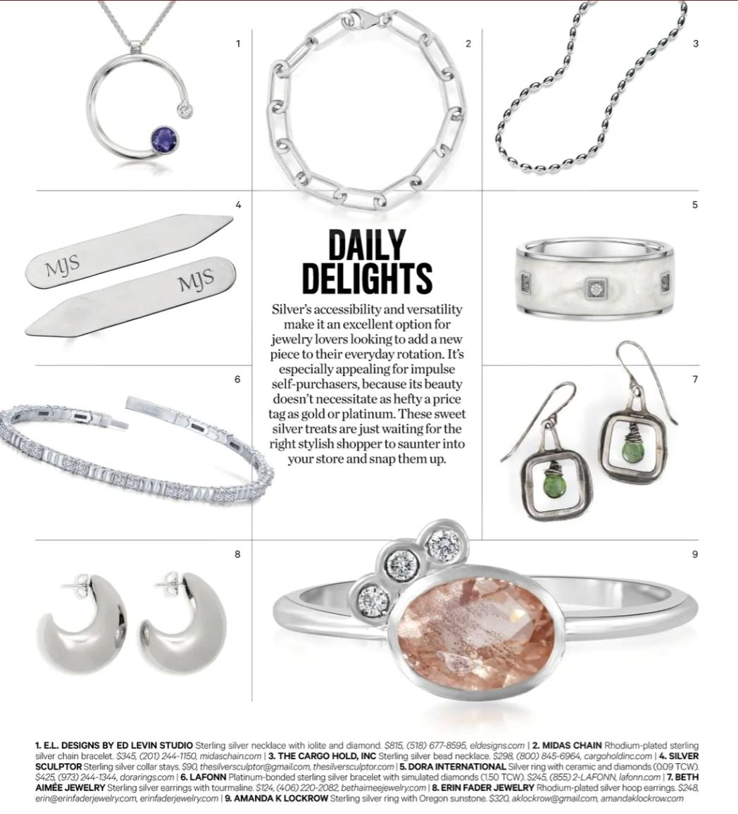 The Sunstone Sophia Ring was featured in this month's INSTORE Magazine!