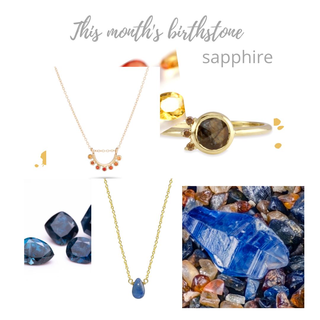 Let's chat about this month's birthstone - sapphire