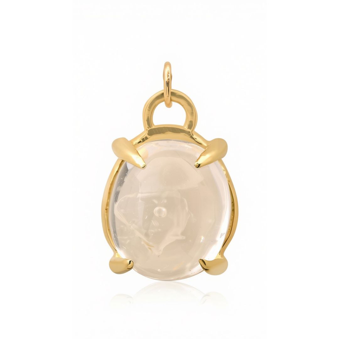 Laguna Enhydro Quartz Necklace - 14k gold | Aislinn Collection necklace Amanda K Lockrow