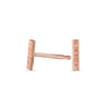 Dainty Stick Stud Earrings - 14k gold | Sticks & Stones Collection earrings Amanda K Lockrow
