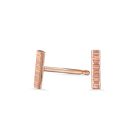 Dainty Stick Stud Earrings - 14k gold | Sticks & Stones Collection earrings Amanda K Lockrow