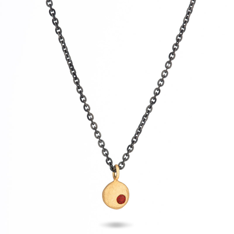 Elemental Pebble Necklace - 14k gold | Sticks & Stones Collection necklace Amanda K Lockrow