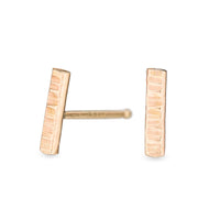 Dainty Stick Stud Earrings - 14k gold | Sticks & Stones Collection earrings Amanda K Lockrow