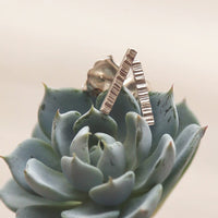 Stick Stud Earrings - 18k gold vermeil or sterling silver | Sticks & Stones Collection earrings Amanda K Lockrow