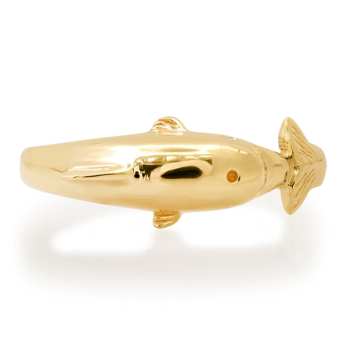 Playful Dolphin Diamond Ring | Talisman Collection ring Amanda K Lockrow