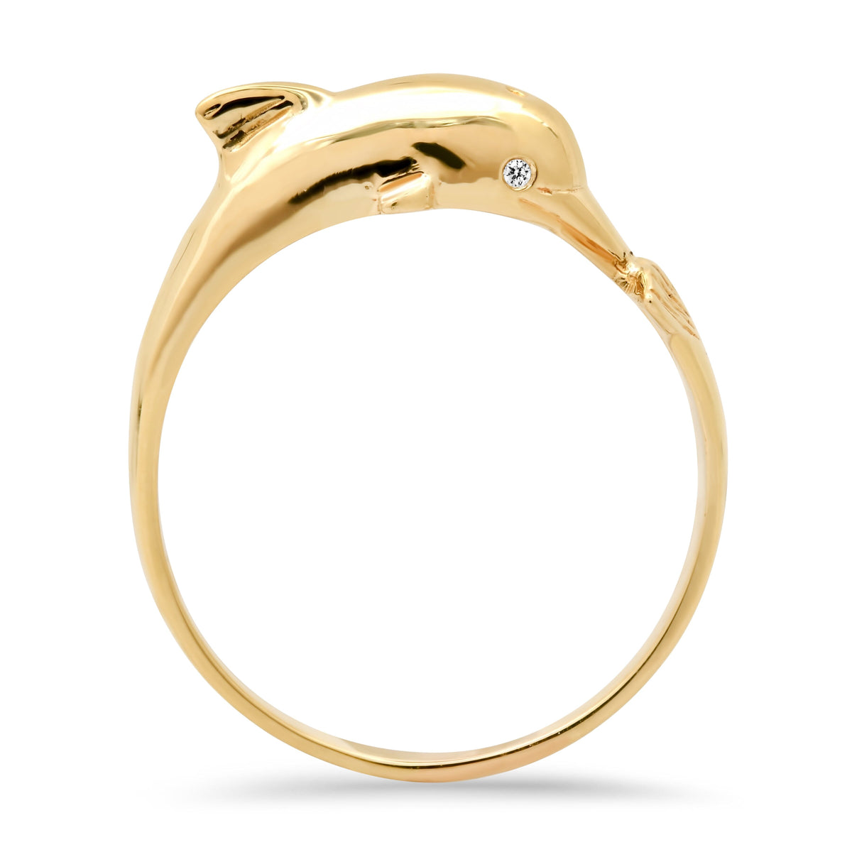 Playful Dolphin Diamond Ring | Talisman Collection ring Amanda K Lockrow
