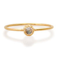 Rainbow Moonstone Diana Ring - 14k gold | Fine Collection ring Amanda K Lockrow