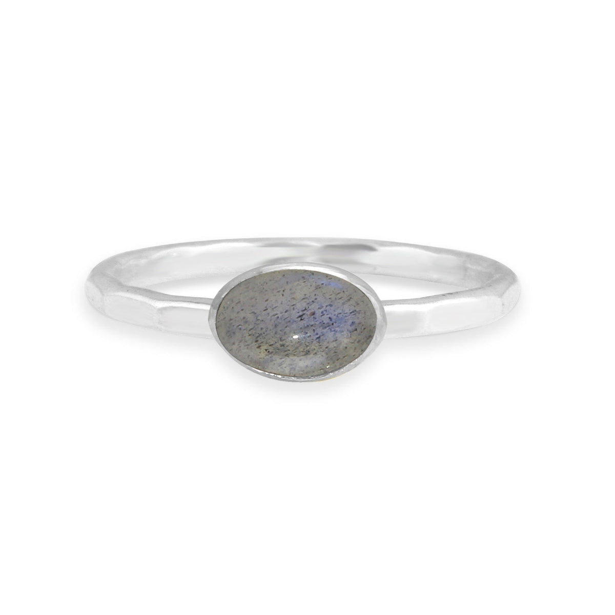 Labradorite Stacking Ring - sterling silver | Petite Collection ring Amanda K Lockrow