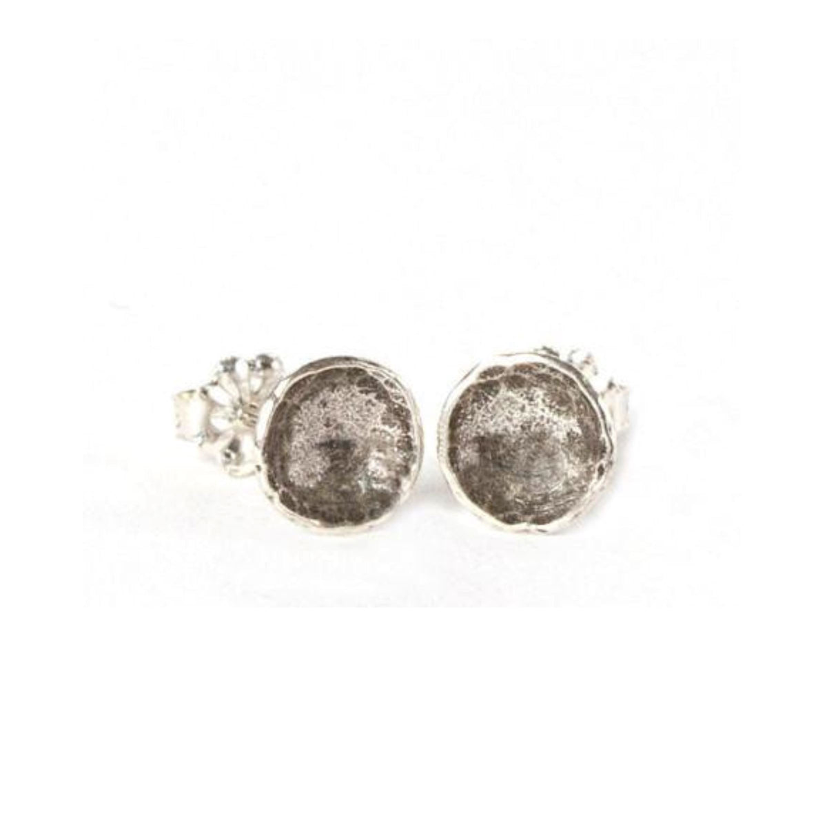 Darling Cup Studs - sterling silver | Petite Collection earrings Amanda K Lockrow