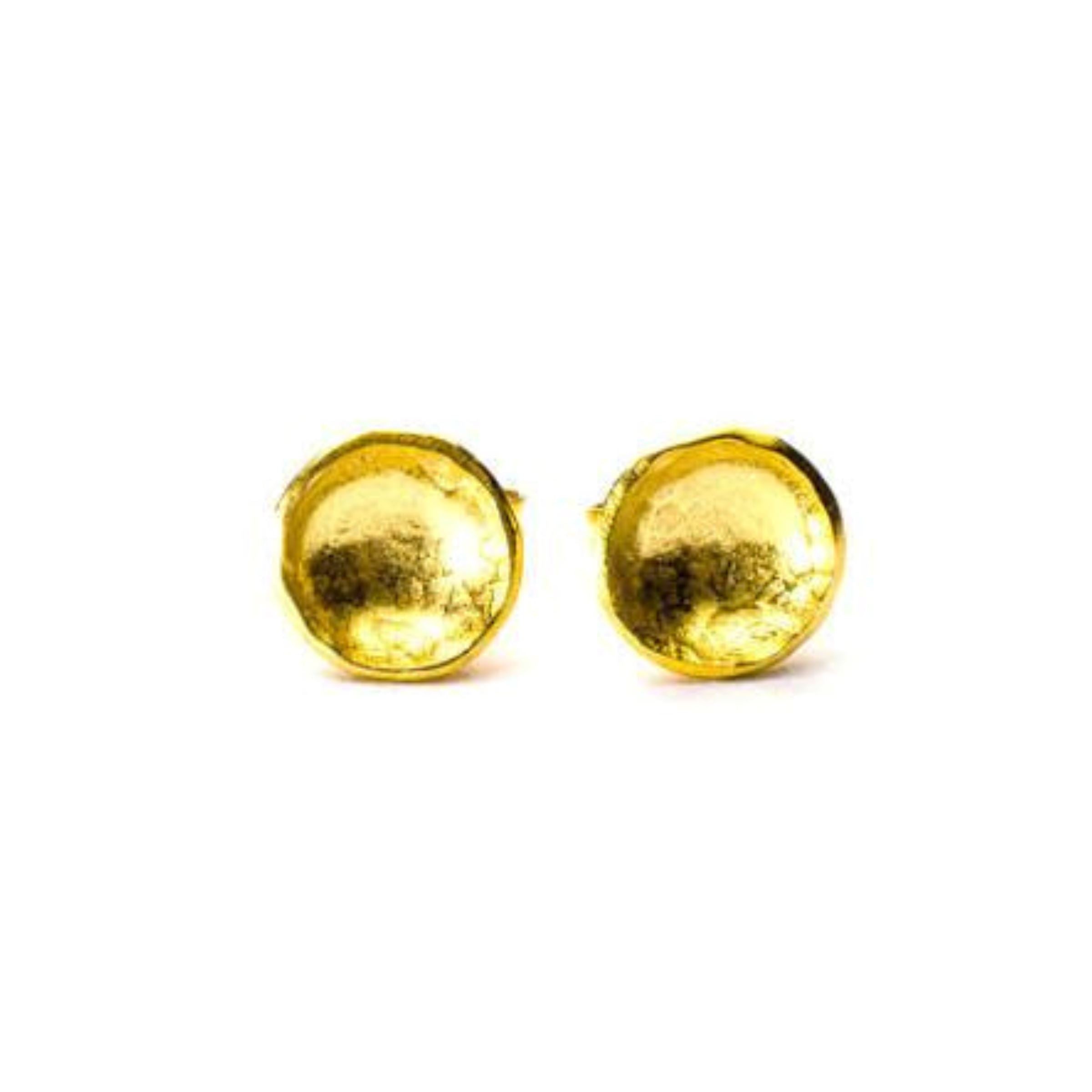 Darling Cup Studs - 18K gold vermeil | Petite Collection earrings Amanda K Lockrow