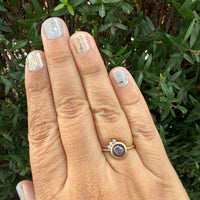 Ruby and Diamond Rhiannon Ring - 14k gold | Size 8 | Fine Collection ring Amanda K Lockrow