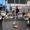 Garden Quartz Sphere Necklace - Link or Rope Sterling Silver | Aislinn Collection necklace Amanda K Lockrow