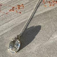 Firth Enhydro Quartz Necklace - sterling silver | Aislinn Collection necklace Amanda K Lockrow
