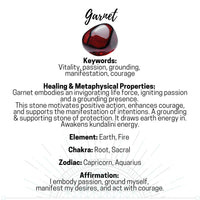 Strength Garnet Triangle Charm - 14k gold | Talisman Collection charm Amanda K Lockrow