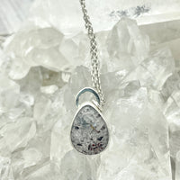 Lepidocrocite in Quartz Necklace - sterling silver | Aislinn Collection necklace Amanda K Lockrow