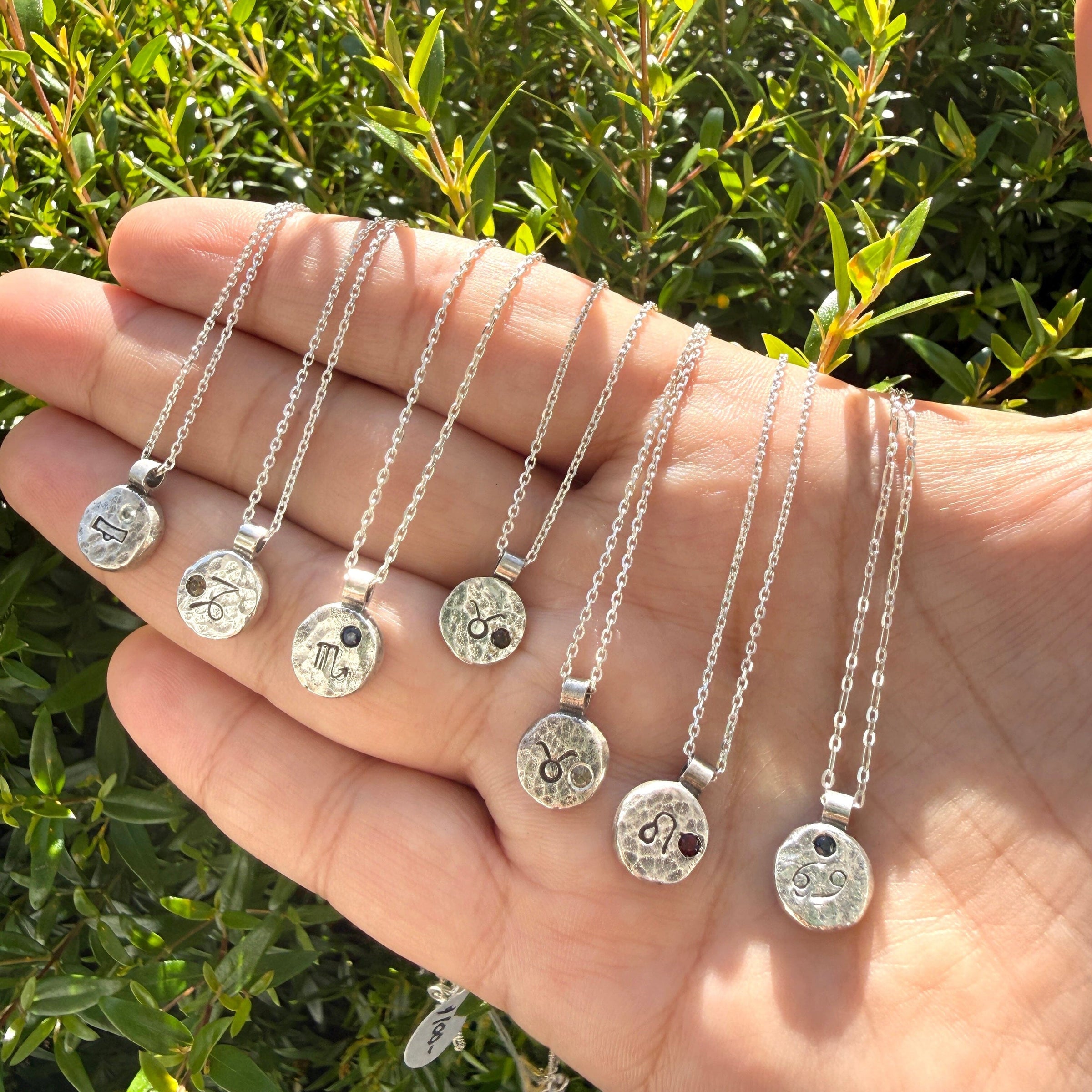 Elements Leo Zodiac Necklace - sterling silver | Sticks & Stones Collection necklace Amanda K Lockrow