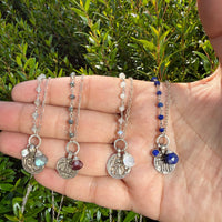 Vintage protective amulet sterling silver charm necklace - choose from options necklace Amanda K Lockrow