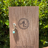 Coral Climber Earring - sterling silver | Darya Collection earrings Amanda K Lockrow