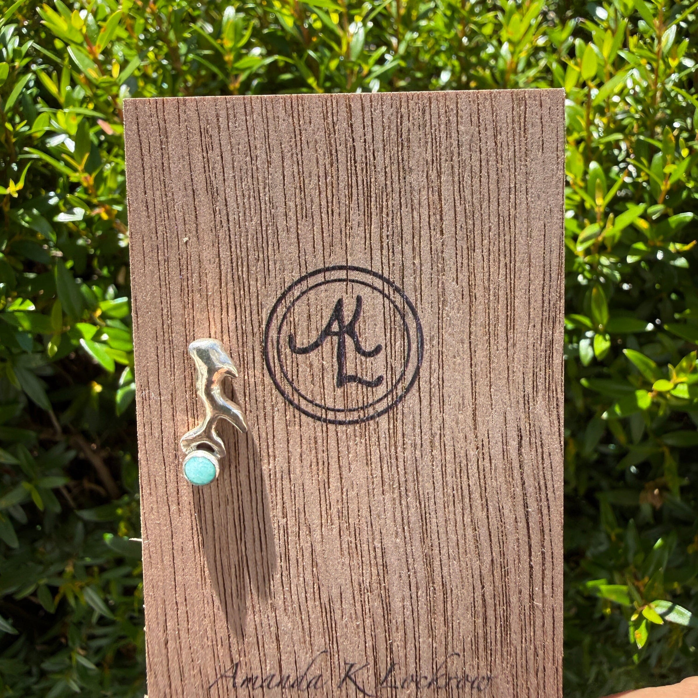 Coral Climber Earring - sterling silver | Darya Collection earrings Amanda K Lockrow
