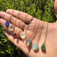 Labradorite Shield Necklace - gold filled | Little Rock Collection necklace Amanda K Lockrow