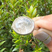 Lynn Enhydro Quartz Ring - sterling silver | Size 9 | Aislinn Collection ring Amanda K Lockrow
